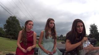 preview picture of video '2014 Hernando High School Homecoming Parade: Senior Car Waiting to Begin'