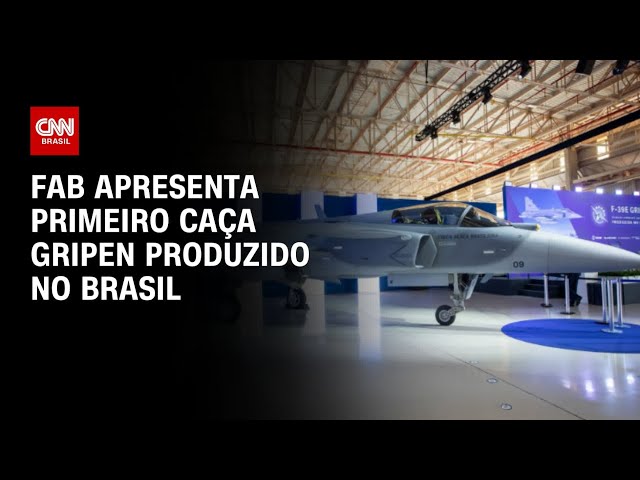 Gripen: FAB apresenta primeira aeronave supersônica produzida no Brasil | CNN PRIME TIME