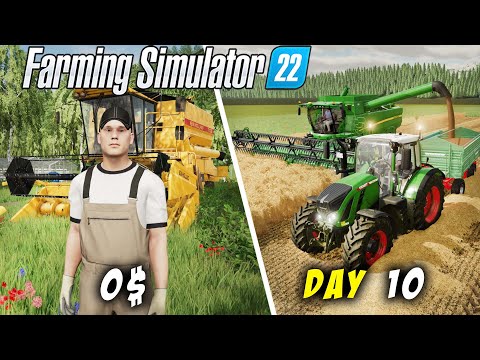 10 ДНЕЙ с 0$ на ПЛОСКОЙ КАРТЕ