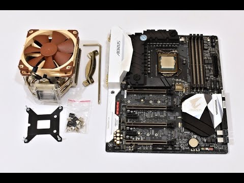 Noctua NH-U12S chromax.juodas procesoriaus aušintuvas 12 cm video