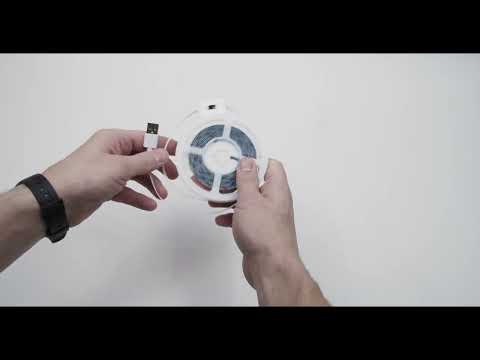 LED USB светильник с бесконтактным выключателем 4 метра REX strip холодный свет - фото 1 - id-p2017648351