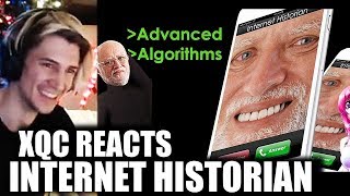 xQc REACTS TO INTERNET HISTORIAN (Olympic Flame, iPhone Massacre, 9gag, Y2K Apocalypse)