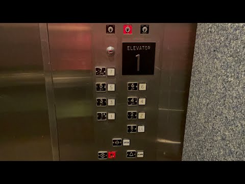 MUST WATCH: Vintage Montgomery Traction Elevators @ Lake Center Plaza - Mount Prospect, IL.