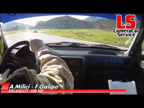 CAMERA CAR A.Milici - F.Galipò (Il Milicione & Il Bulgaro) al PALERMO EXIBISION RALLY 2015