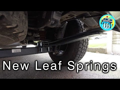 Upgrading the Rear Leaf Springs on our Fiat Ducato Campervan
