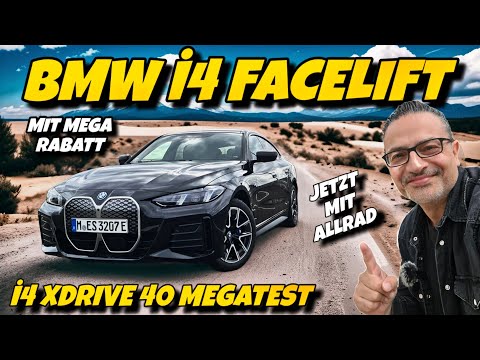 Neuer BMW i4 XDrive 40 Facelift jetzt mit Allradantrieb und Rabatt im Megatest.