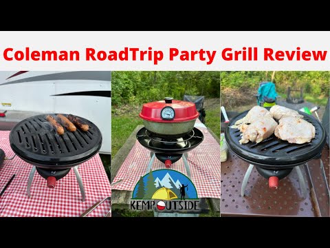 Coleman RoadTrip Party Grill | One Burner Grill and Stove for Camping and Tailgating | Gear Review