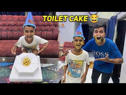 Finally Toilet Cake Aa Gaya 😳 Zeeshan Ka Birthday Celebration 😍