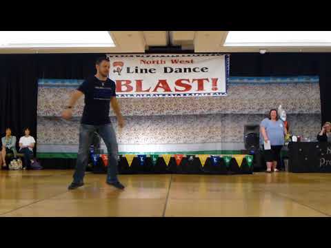 Bud Light Blue Line Dance by Darren Bailey Demo @2018 NWLD