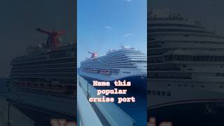 Can you name this ship and cruise port?  #cruiseship #cruise #travel #shorts #cruiselife #cruiseport