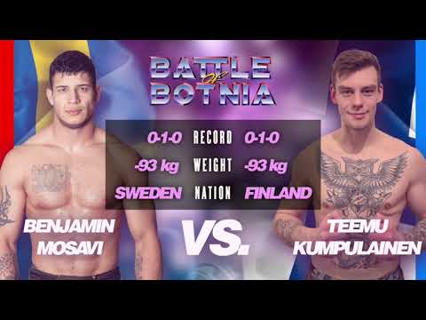 Battle of Botnia 7 - LÅ. Teemu Kumpulaineni vs Benjamin Mosavi Full fight