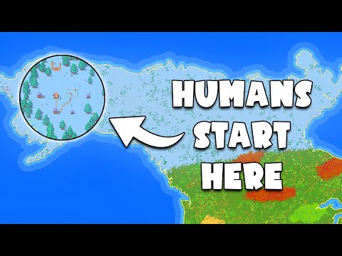 I Simulated Humans Colonizing America! - Worldbox