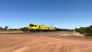 Trains in Western Australia: Empty Karara Ore Train (Ian's Version)