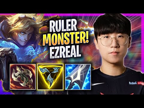 RULER IS A MONSTER WITH EZREAL! - JDG Ruler Plays Ezreal ADC vs Varus! | Season 2023
