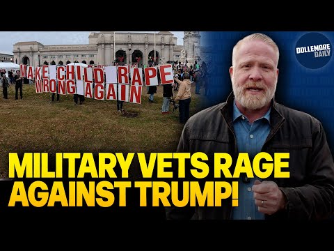 Hundreds of Military Veterans GATHER IN DC TO HAMMER FASCIST TRUMP!!!