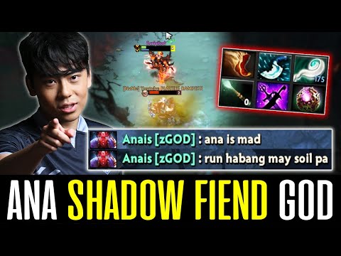 Ana WTF Shadow Fiend Game - 100% Outsmarted Mid DOTA 2