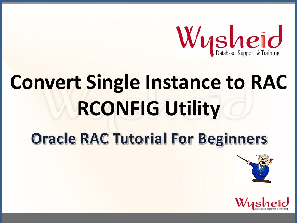 Convert Single Instance To RAC using RCONFIG Utility | migrating oracle single instance to rac