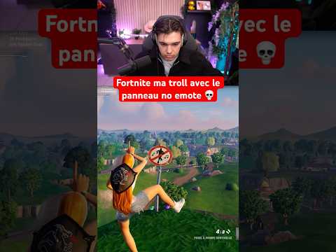 Fortnite TROLL me with the NO EMOTE SIGN 💀
