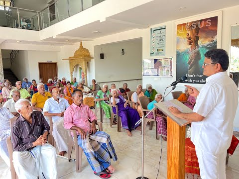 Inspiring Seniors: A Motivational Speech at Mother Teresa Joy Home for the Aged