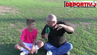 Vídeo entrevista con el jugador Aaron, del Benjamín del CF Calvari Benidorm
