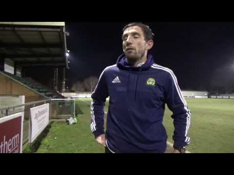 INTERVIEW | Craig Stanley on defeat versus Stourbridge | Barwell 0-2 Stourbridge ILC