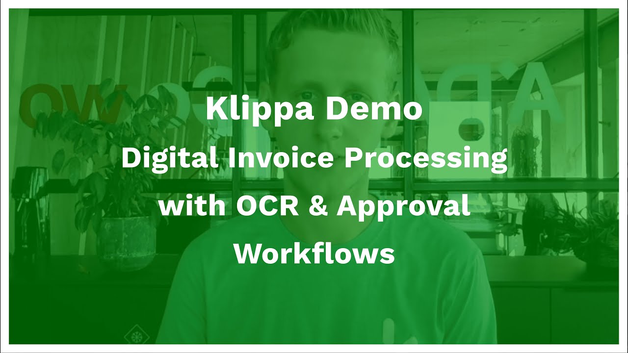 Demo - Digital Invoice Processing with OCR & Approval Workflows