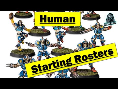 Human Rosters - Blood Bowl Season 3