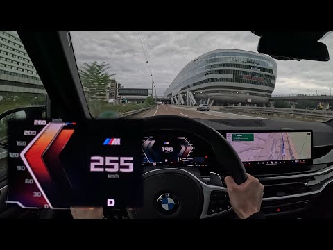 BMW X5M60i NO SPEED LIMIT Long Drive: Bayern to Frankfurt | German Autobahn | 4K ASMR POV Drive