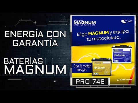 04 MAGNUM | ENERGÍA CON GARANTÍA, BATERÍAS Y PLUMILLAS MAGNUM