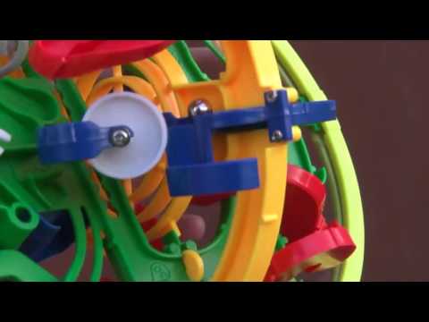Видео Головоломка 3D Лабиринтус-шар 118 шагов d=17см