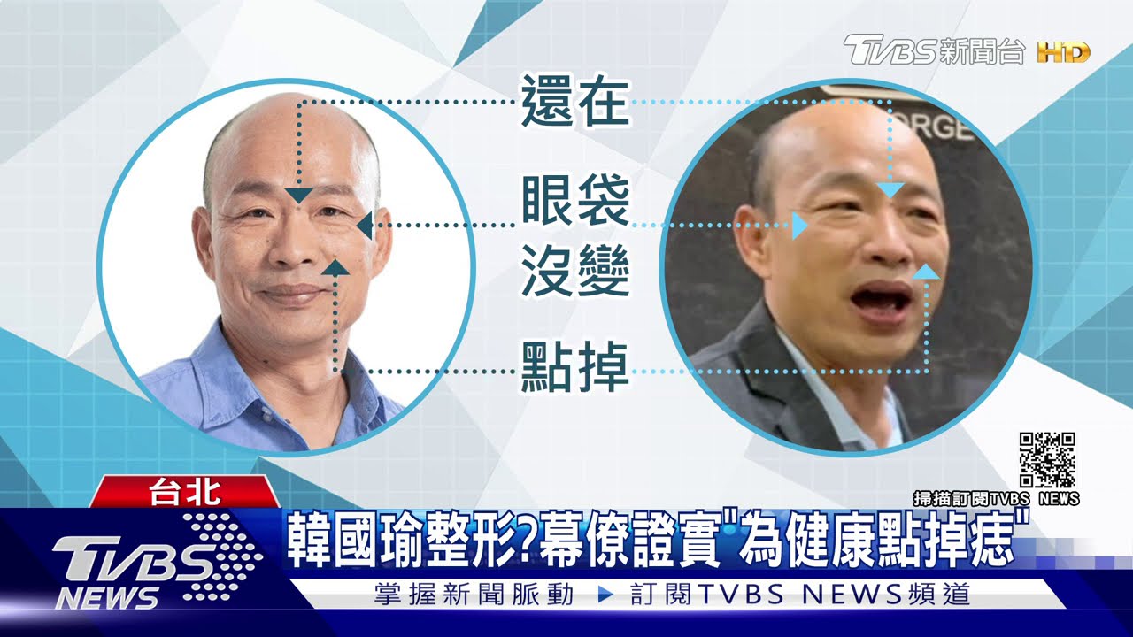 點痣割眼袋? 名嘴爆韓國瑜整形為選主席