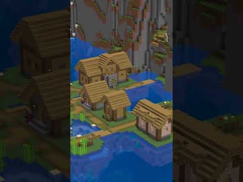 Sneaky Seed: Tall Village Island in Minecraft