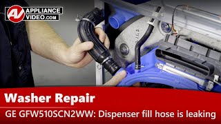 GE Washer Repair: Dispenser Fill Hose Is Leaking