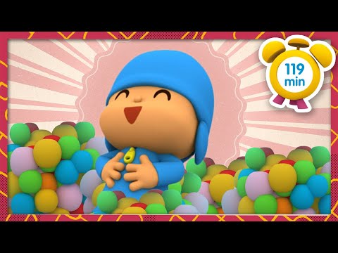 🎢 POCOYO em PORTUGUÊS do BRASIL - Escorregam no Parquinho! [119 min] DESENHOS ANIMADOS para crianças