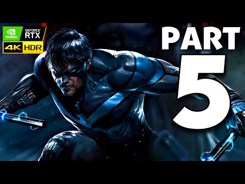 BATMAN ARKHAM KNIGHT RTX 4080 Walkthrough Gameplay Part 5 - The Nightwing (FULL GAME)