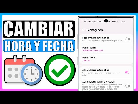 Como cambiar la fecha y hora de mi celular