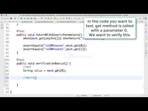 12  Step 11   Mockito Tips   Verify method calls