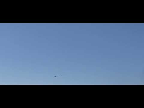 P-51 Mustang and F-16 Fighting Falcon 🦅 #millitary