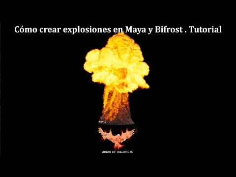 Cómo crear Explosiones en maya con Bifrost. Explosion in Maya with Bifrost