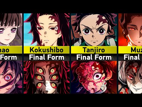 Final Forms of Demon Slayer Characters