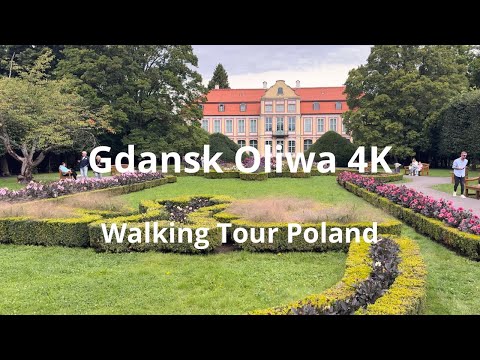 Poland Gdansk 🌿 Walking in Gdańsk Oliwa | Oliwa Park POV Walk 4K