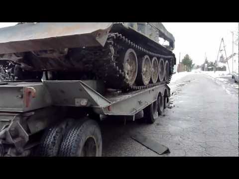 WZT-2 wjazd na lawetę