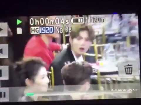 LAY & LUHAN MEET AT BAZAAR CHARITY NIGHT