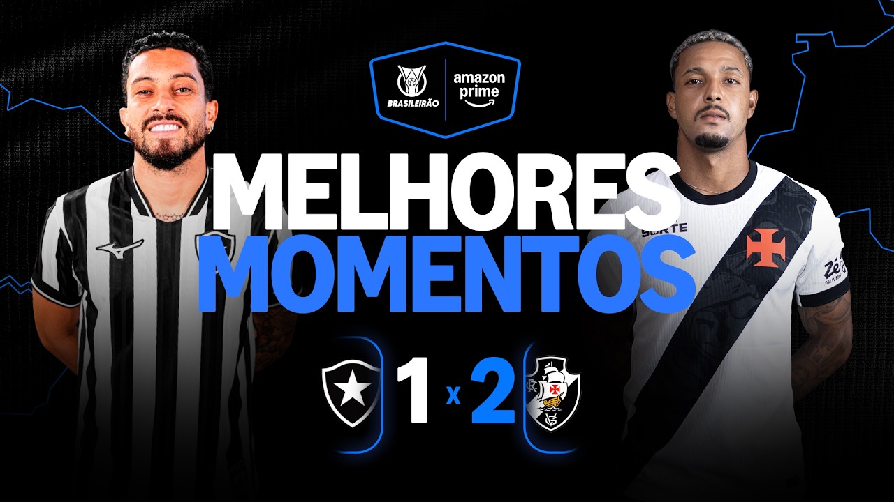VÍDEO | Gols e melhores momentos de Botafogo 1×2 Vasco pelo Campeonato Brasileiro-2026