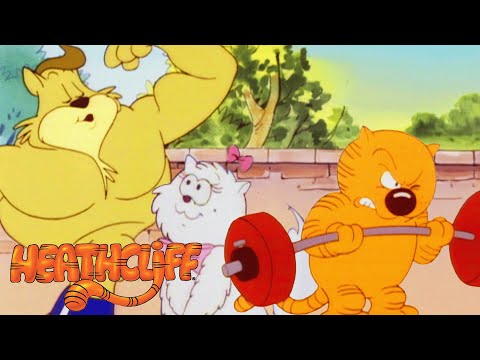 Heathcliff Pumps Iron | Heathcliff - WildBrain | Movies for Kids