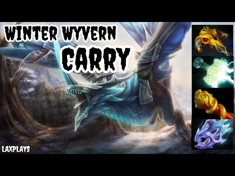 Winter Wyvern Carry NEW META 25 KILLS.DOTA2 CARRY WINTER WYVERN
