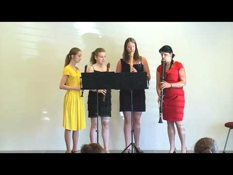 Flétnový podvečer studentek Konzervatoře Evangelické akademie v Olomouci 7.6.2016