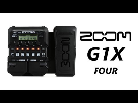 Zoom G1X Four - tani dobrze brzmiący multiefekt do gitary elektrycznej - FOG