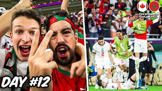 MOROCCO FANS GO CRAZY AS THEY QUALIFY FOR LAST 16 MOROCCO FANS GO CRAZY AS THEY QUALIFY FOR LAST 16