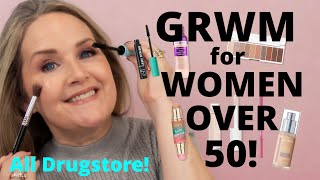 GRWM Over 50 | Affordable Drugstore Makeup That Works!